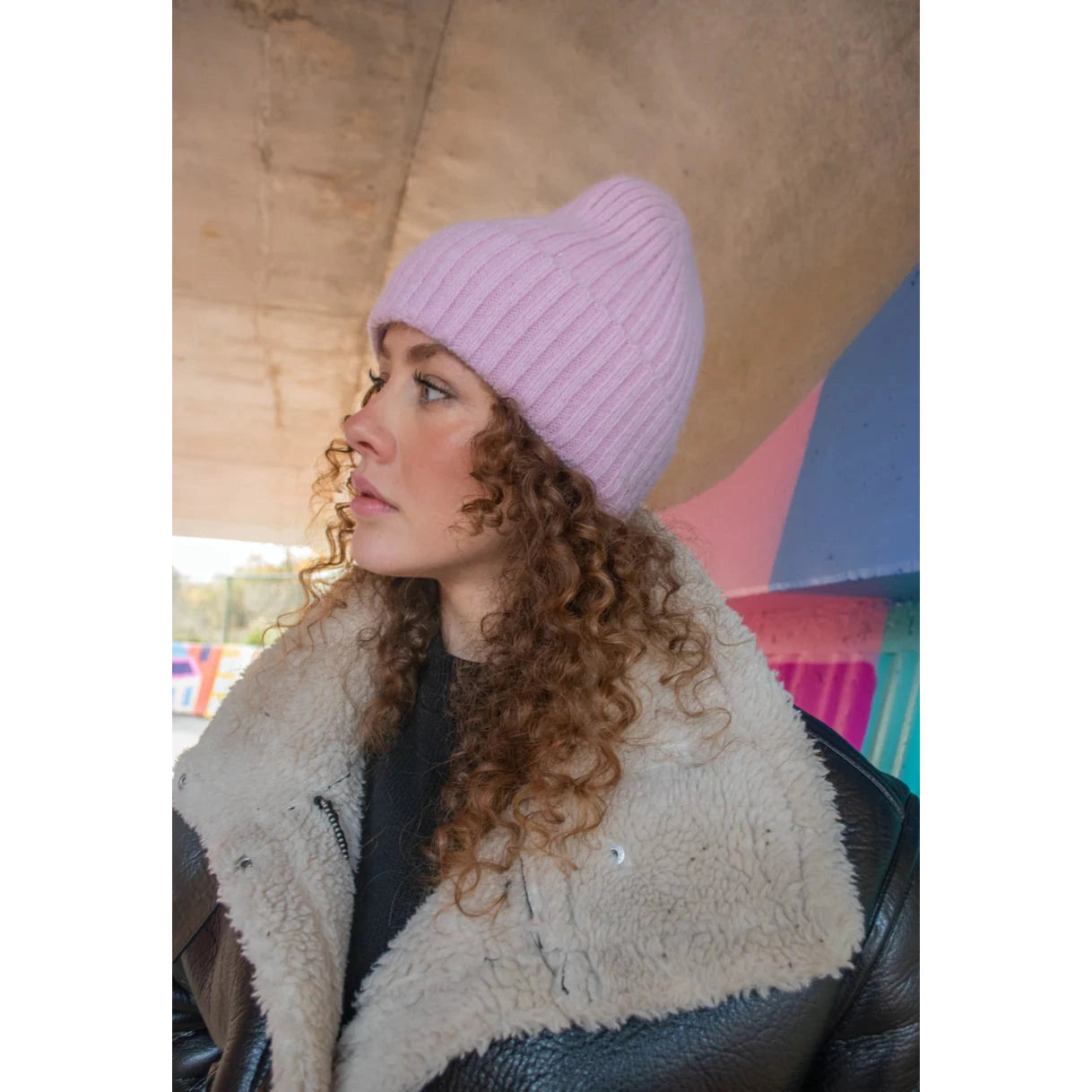 Wintermuts met satijnen voering