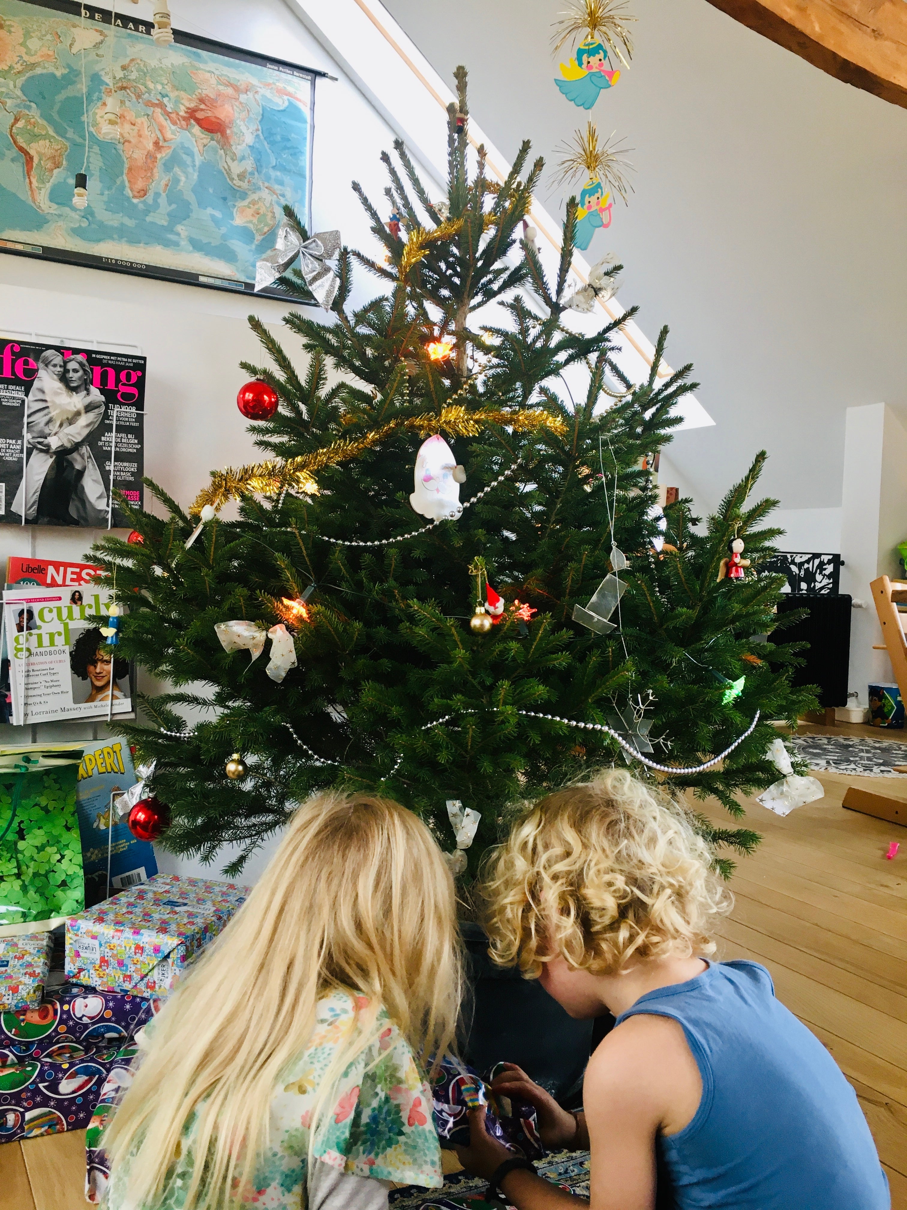 Krullige kerstcadeautjes